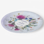 スコットティスル結婚フローラ紙プレート ペーパープレート (アングル)