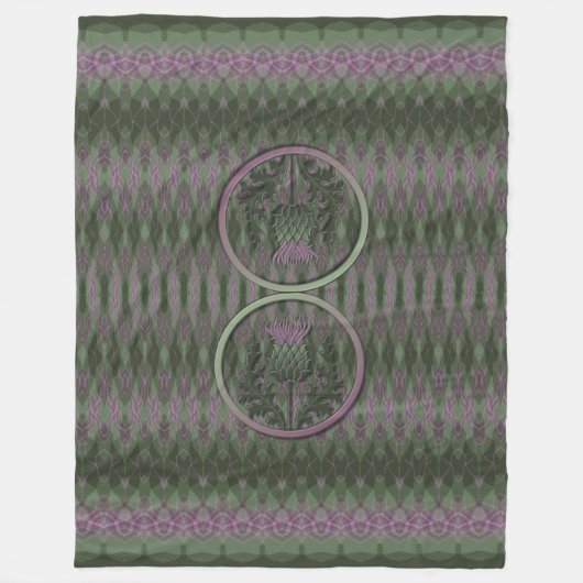 スコットティスル フリースブランケット (正面)