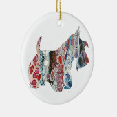 スコットティッシュテリア セラミックオーナメント (右)