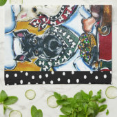 スコットティータオル キッチンタオル (折り畳み)