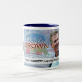 スコットブラウンの選挙のコレクターのマグ ツートーンマグカップ (中央)