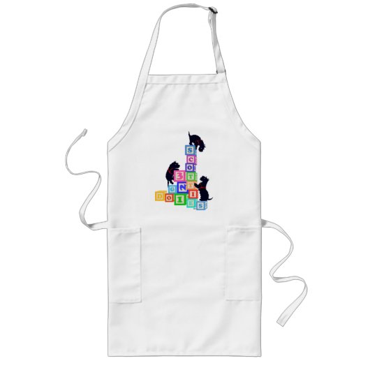スコットブロック!! ロングエプロン (正面)