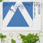 スコットラカスタムンドキッチンタオルのキリスト教国旗 キッチンタオル (折り畳み)