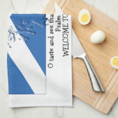 スコットラカスタムンドキッチンタオルのキリスト教国旗 キッチンタオル (四つ折り)