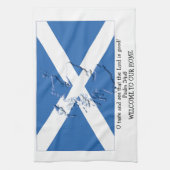 スコットラカスタムンドキッチンタオルのキリスト教国旗 キッチンタオル (縦)