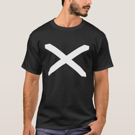 スコットラクールンド国旗の男性 Tシャツ (正面)