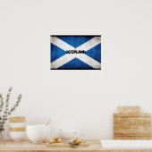スコットラグランジンドスタイル国旗のポスター ポスター (キッチン)