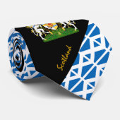 スコットラストライプンドのネクタイ、ビジネス向けスコットランド国旗 ネクタイ (ロール)