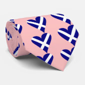 スコットラファンキーンド国旗のハート ネクタイ (ロール)