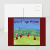 スコットランドおもしろいからのリック・ロンドン・ワーム漫画 ポストカード (正面/裏面)