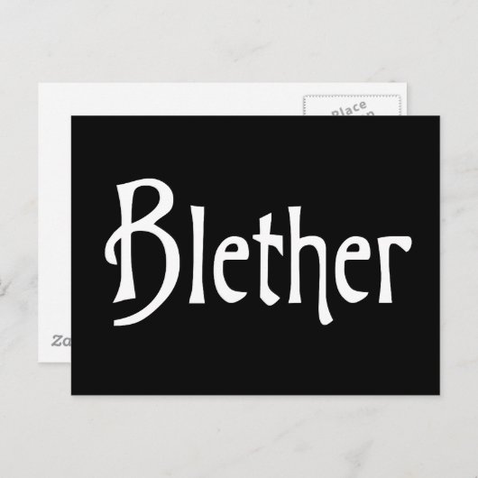 スコットランドおもしろいの俗語を汚すスコットユーモア ポストカード (正面/裏面)