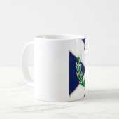 スコットランドおよびアザミの旗 コーヒーマグカップ (正面左)