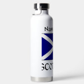 スコットランドおよびスコットパーソナライズされた国旗 ウォーターボトル (右面)