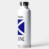 スコットランドおよびスコットパーソナライズされた国旗 ウォーターボトル (左面)