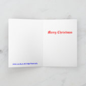 スコットランドからのメリークリスマス… シーズンカード (内部)