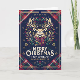 スコットランドからクリスマスと新年の挨拶をお届け C カード