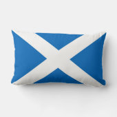 スコットランドかスコットランドの旗の装飾用クッション ランバークッション (裏面)