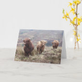 スコットランドがあること誇りを持った! カード (黄色い花)