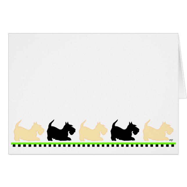 スコットランドが一列に (正面横)