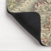 スコットランドとシェットランド諸島のインセットマップ マウスパッド (コーナー)