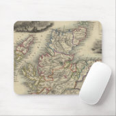 スコットランドとシェットランド諸島のインセットマップ マウスパッド (マウス)