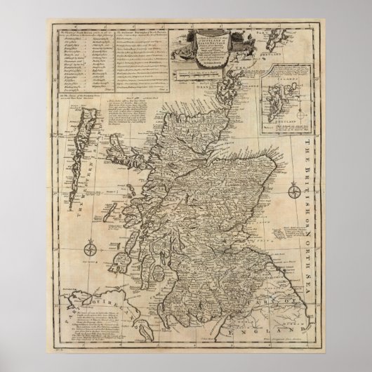 スコットランドとノーザンイギリス ポスター (正面)