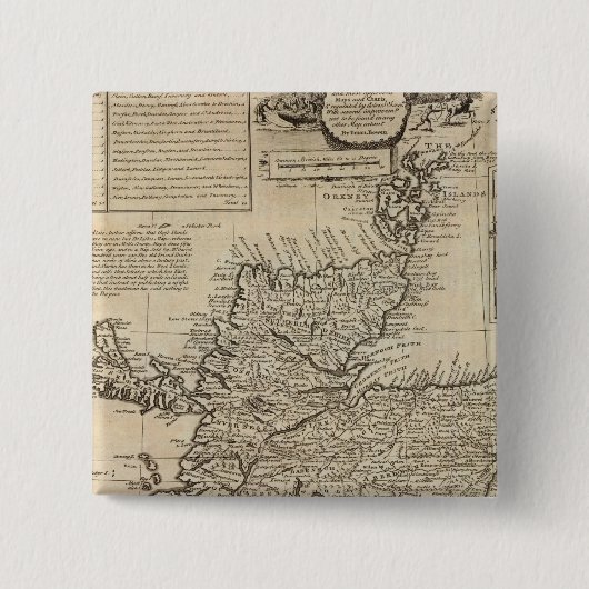 スコットランドとノーザンイギリス 缶バッジ (正面)