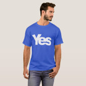 スコットランドに賛成して下さい! Tシャツ (正面フル)