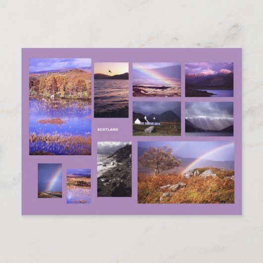 スコットランドのはがき ポストカード (正面)