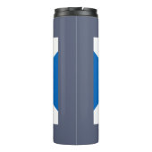 スコットランドのアザミとサルタイヤ タンブラー (裏面)