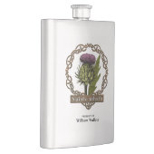 スコットランドのアザミとスコットゲールトースト フラスク (右)