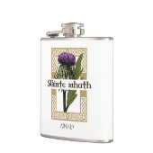 スコットランドのアザミとスコットゲールトースト フラスク (左)