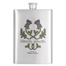 スコットランドのアザミとスコットゲールトースト フラスク