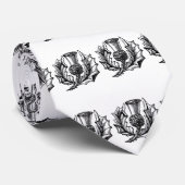 スコットランドのアザミのグラフィック ネクタイ (ロール)