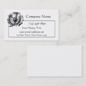 スコットランドのアザミのグラフィック 名刺 (正面/裏面)