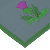 スコットランドのアザミの花 ミディアムテーブルランナー (コーナー)