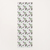 スコットランドのアザミの花 ヨガマット (正面)