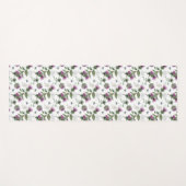 スコットランドのアザミの花 ヨガマット (正面(横))