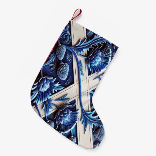 スコットランドのアザミを持つクリスマスストッキング スモールクリスマスストッキング