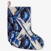 スコットランドのアザミを持つクリスマスストッキング スモールクリスマスストッキング (正面)