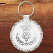 スコットランドのアザミ キーホルダー (正面)
