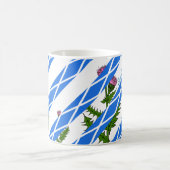 スコットランドのアザミ コーヒーマグカップ (中央)