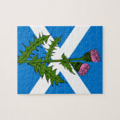 スコットランドのアザミ ジグソーパズル (横)