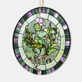 スコットランドのアザミ セラミックオーナメント (左)