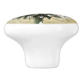 スコットランドのアザミ セラミックノブ (側面)