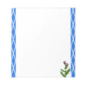 スコットランドのアザミ ノートパッド (正面)