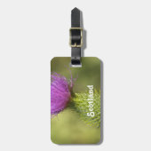 スコットランドのアザミ ラゲッジタグ (正面縦)