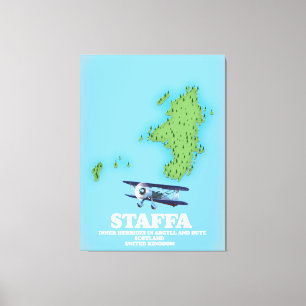 スコットランドのアーギルとブテのStaffa Inner Hebrides キャンバスプリント