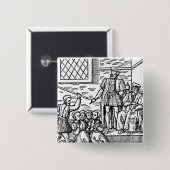 スコットランドのイギリスのジェームスIおよびVI 缶バッジ (正面&裏面)