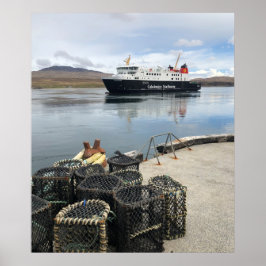 スコットランドのイスレイ島へ渡るフェリー ポスター